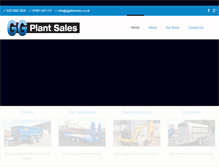 Tablet Screenshot of ggplantsales.co.uk